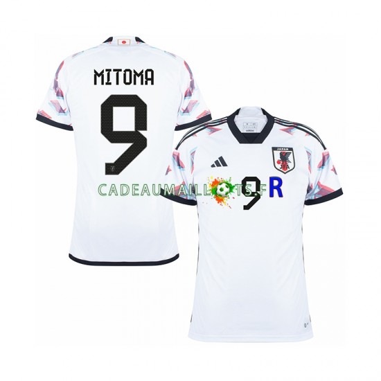 Japon Maillot avec flocage MITOMA 9 Extérieur Coupe du Monde 2022 ,Homme MC