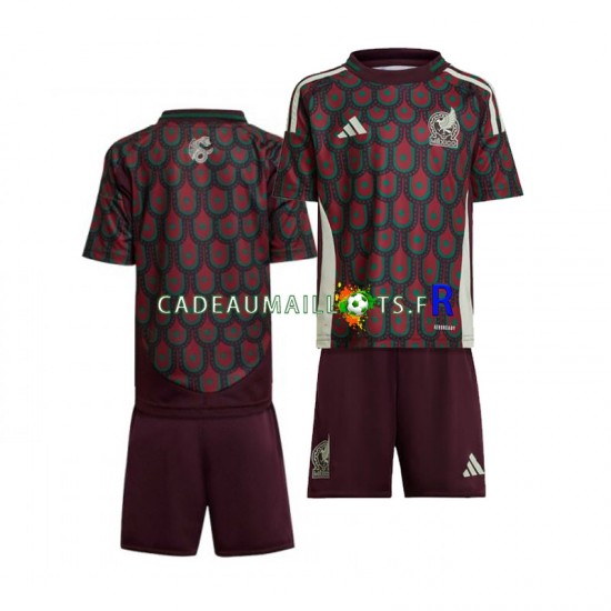 Mexique Maillot avec flocage Copa America Domicile 2024 ,Tenue Enfant MC