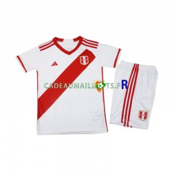 Pérou Maillot avec flocage Domicile 2023 ,Tenue Enfant MC