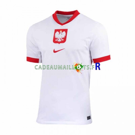 Pologne Maillot avec flocage Domicile 2024 ,Homme MC