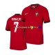 Portugal Maillot avec flocage Cristiano Ronaldo 7 Domicile Euro 2024 ,Homme MC