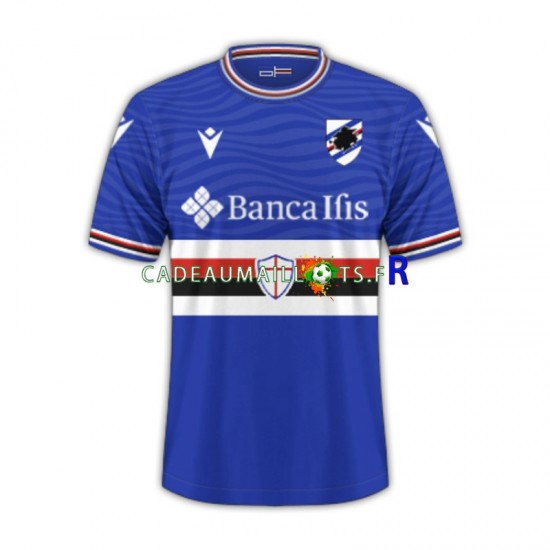 Sampdoria Maillot avec flocage Domicile 2023-2024 ,Homme MC