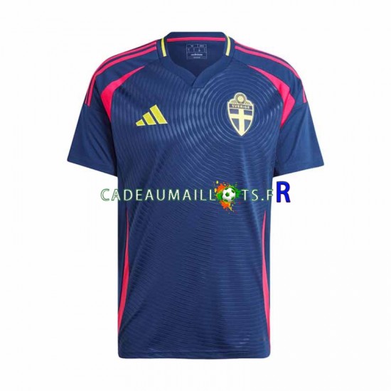 Suède Maillot avec flocage Extérieur 2024 ,Homme MC