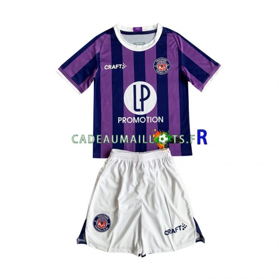 Toulouse FC Maillot avec flocage Extérieur 2023-2024 ,Tenue Enfant MC