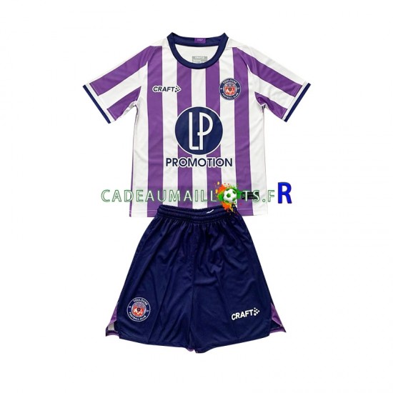 Toulouse FC Maillot avec flocage Domicile 2023-2024 ,Tenue Enfant MC