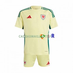 Pays de Galles Maillot avec flocage Extérieur 2024 ,Tenue Enfant MC