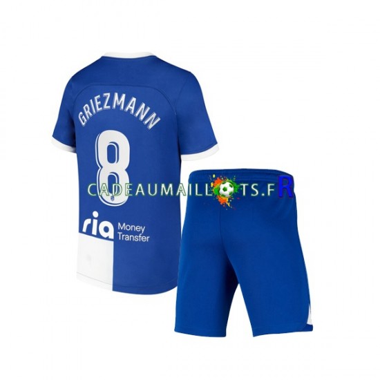 Atlético Madrid Maillot avec flocage Griezmann 8 120 Anniversary Domicile 2022-2023 ,Tenue Enfant MC