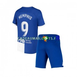 Atlético Madrid Maillot avec flocage Memphis 9 120 Anniversary Domicile 2022-2023 ,Tenue Enfant MC