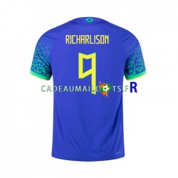 Brésil Maillot avec flocage RICHARLISON 9 Extérieur 2022 ,Homme MC