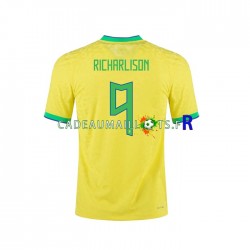 Brésil Maillot avec flocage RICHARLISON 9 Domicile 2022 ,Homme MC