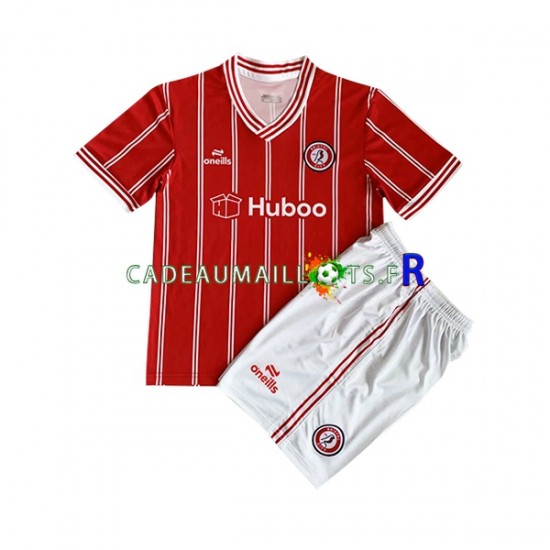 Bristol City Maillot avec flocage Domicile 2023-2024 ,Tenue Enfant MC