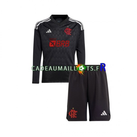 CR Flamengo Maillot avec flocage Gardien Extérieur 2023-2024 ,Tenue Enfant ML