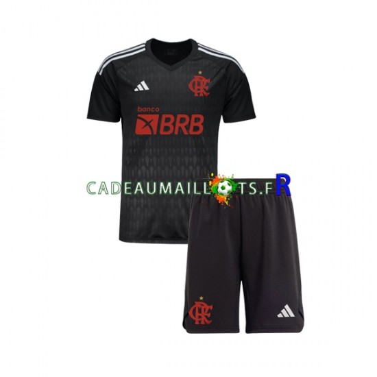 CR Flamengo Maillot avec flocage Gardien Extérieur 2023-2024 ,Tenue Enfant MC