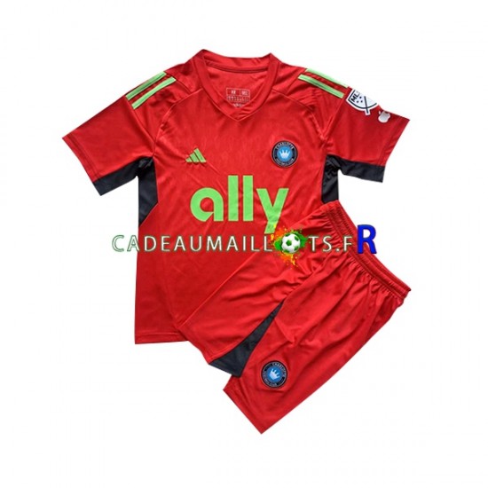 Charlotte FC Maillot avec flocage Gardien 3ème 2023 ,Tenue Enfant MC