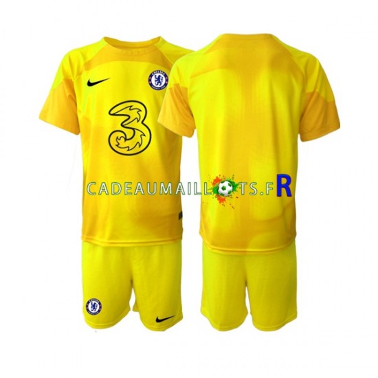 Chelsea Maillot avec flocage Gardien Extérieur 2022-2023 ,Tenue Enfant MC