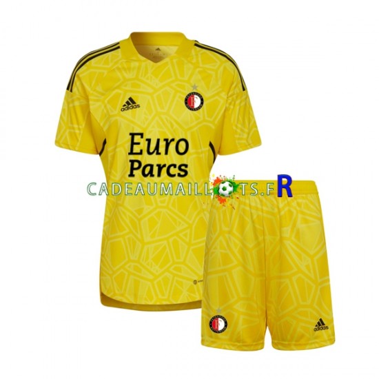 Feyenoord Rotterdam Maillot avec flocage Gardien 3ème 2022-2023 ,Tenue Enfant MC