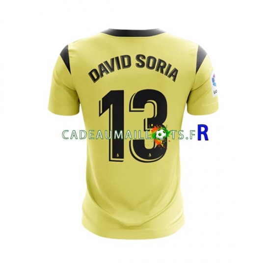 Getafe CF Maillot avec flocage David Soria 13 Gardien Domicile 2022-2023 ,Homme MC