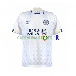 Leeds United Maillot avec flocage Rétro Domicile 1989-1990 ,Homme MC