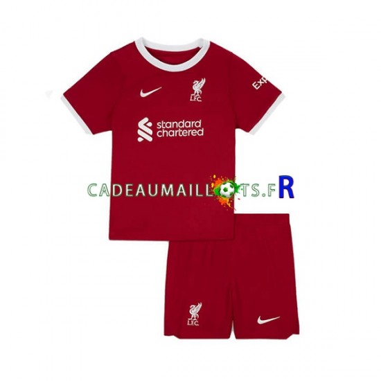 Liverpool Maillot avec flocage Domicile 2023-2024 ,Tenue Enfant MC