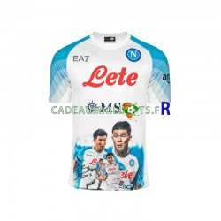 Naples Maillot avec flocage Face Game Minjae 3 Domicile 2022-2023 ,Homme MC