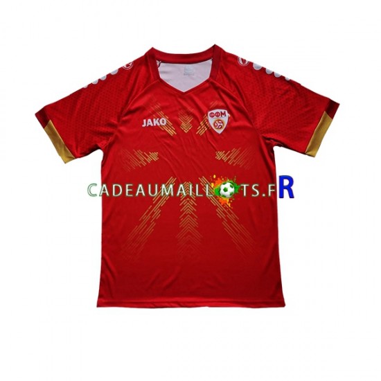 Macédoine du Nord Maillot avec flocage Domicile 2023 ,Homme MC