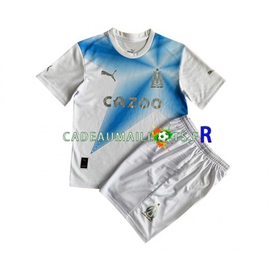 Olympique de Marseille Maillot avec flocage Anniversary Domicile 2022-2023 ,Tenue Enfant MC