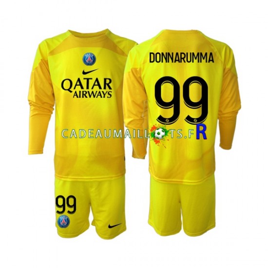 Paris Saint-Germain Maillot avec flocage Gianluigi Donnarumma 99 Gardien 3ème 2022-2023 ,Tenue Enfant ML