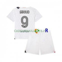 AC Milan Maillot avec flocage Olivier Giroud 9 Extérieur 2023-2024 ,Tenue Enfant MC