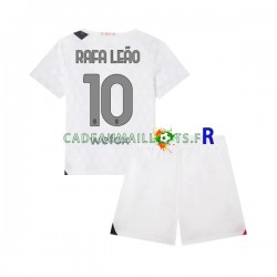 AC Milan Maillot avec flocage Rafael Leao 10 Extérieur 2023-2024 ,Tenue Enfant MC