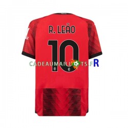 AC Milan Maillot avec flocage Rafael Leao 10 Domicile 2023-2024 ,Homme MC