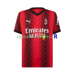 AC Milan Maillot avec flocage Rafael Leao 10 Domicile 2023-2024 ,Homme MC