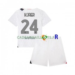 AC Milan Maillot avec flocage Simon Kjaer 24 Extérieur 2023-2024 ,Tenue Enfant MC