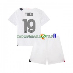AC Milan Maillot avec flocage Theo 19 Extérieur 2023-2024 ,Tenue Enfant MC