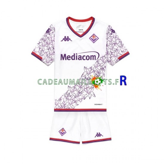 Fiorentina Maillot avec flocage Extérieur 2023-2024 ,Tenue Enfant MC