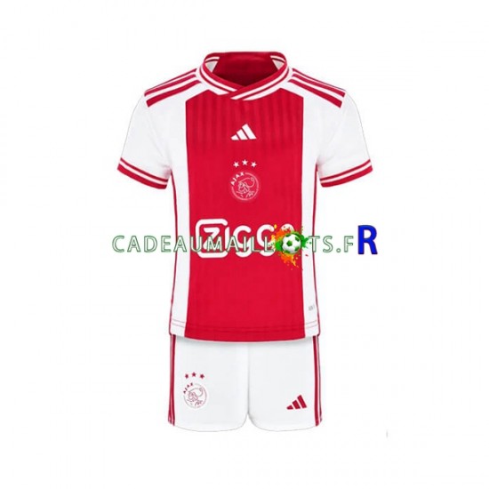 Ajax Amsterdam Maillot avec flocage Domicile 2023-2024 ,Tenue Enfant MC