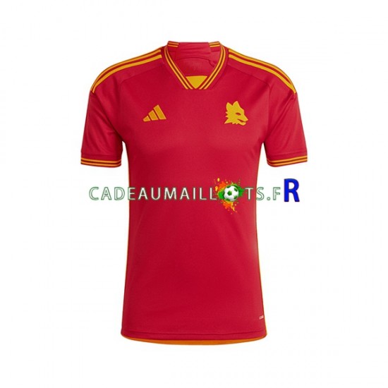 AS Rome Maillot avec flocage Domicile 2023-2024 ,Homme MC