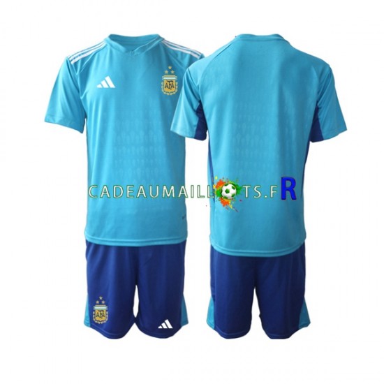 Argentine Maillot avec flocage Gardien 3ème 2023-2024 ,Tenue Enfant MC