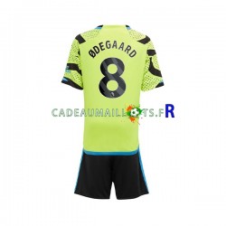 Arsenal Maillot avec flocage Odegaard 8 Extérieur 2023-2024 ,Tenue Enfant MC