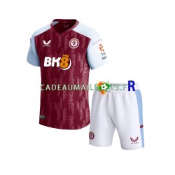 Aston Villa Maillot avec flocage Domicile 2023-2024 ,Tenue Enfant MC