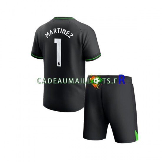 Aston Villa Maillot avec flocage Emiliano Martinez 1 Gardien Domicile 2023-2024 ,Tenue Enfant MC