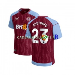 Aston Villa Maillot avec flocage Philippe Coutinho 23 Domicile 2023-2024 ,Homme MC