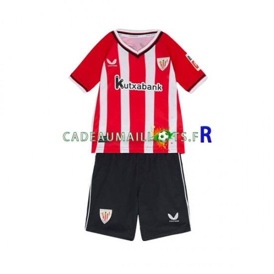 Athletic Bilbao Maillot avec flocage Domicile 2023-2024 ,Tenue Enfant MC