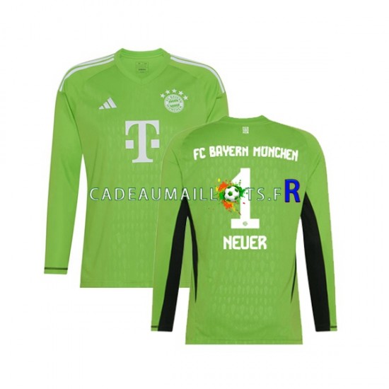 Bayern Munich Maillot avec flocage Manuel Neuer 1 Gardien Extérieur 2023-2024 ,Homme ML