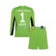 Bayern Munich Maillot avec flocage Manuel Neuer 1 Gardien Extérieur 2023-2024 ,Tenue Enfant ML