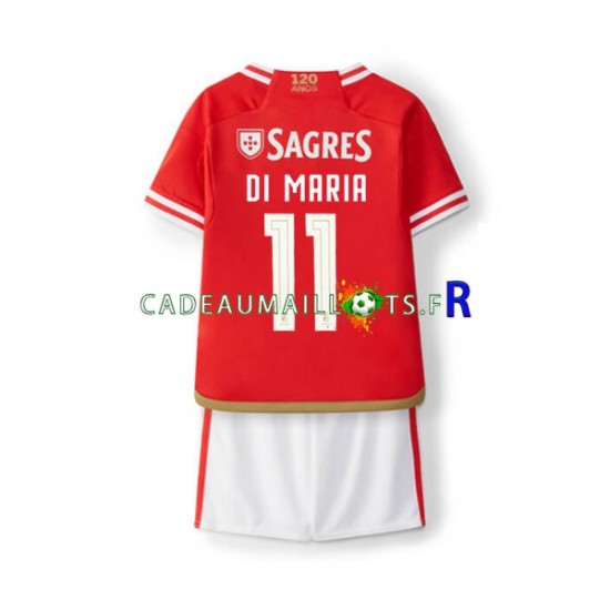 Benfica Maillot avec flocage Di Maria 11 Domicile 2023-2024 ,Tenue Enfant MC