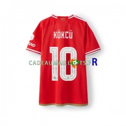 Benfica Maillot avec flocage Orkun Kokcu 10 Domicile 2023-2024 ,Homme MC