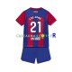 FC Barcelone Maillot avec flocage Frenkie de Jong 21 Domicile 2023-2024 ,Tenue Enfant MC