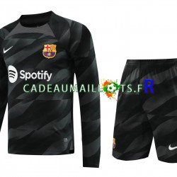 FC Barcelone Maillot avec flocage Gardien Extérieur 2023-2024 ,Tenue Enfant ML