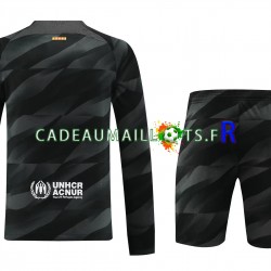 FC Barcelone Maillot avec flocage Gardien Extérieur 2023-2024 ,Tenue Enfant ML