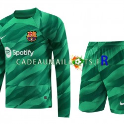 FC Barcelone Maillot avec flocage Gardien Domicile 2023-2024 ,Tenue Enfant ML